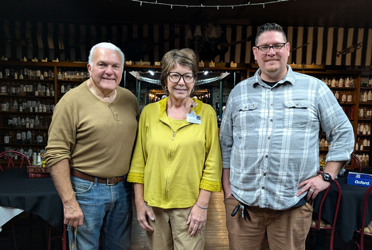 Jerry Harvey (Past President, Stacy Williams (Current President) and Mark Young (President Elect) | Kiwanis Club of Bradford